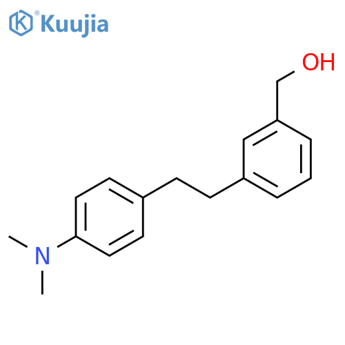 Benzenemethanol, 3-[2-[4-(dimethylamino)phenyl]ethyl]- structure