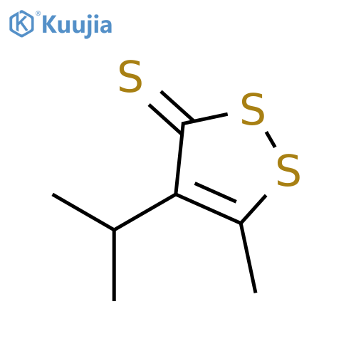 3H-1,2-DITHIOLE-3-THIONE, 5-METHYL-4-(1-METHYLETHYL)- structure