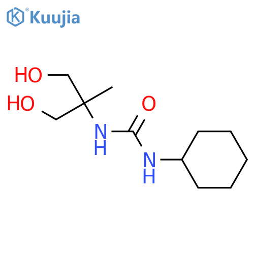 N-Cyclohexyl-N'-2-hydroxy-1-(hydroxymethyl)-1-methylethylurea structure