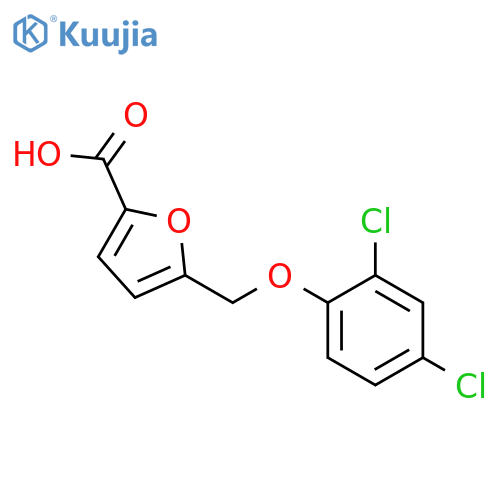 5-(2,4-Dichlorophenoxy)methyl-2-furoic Acid structure