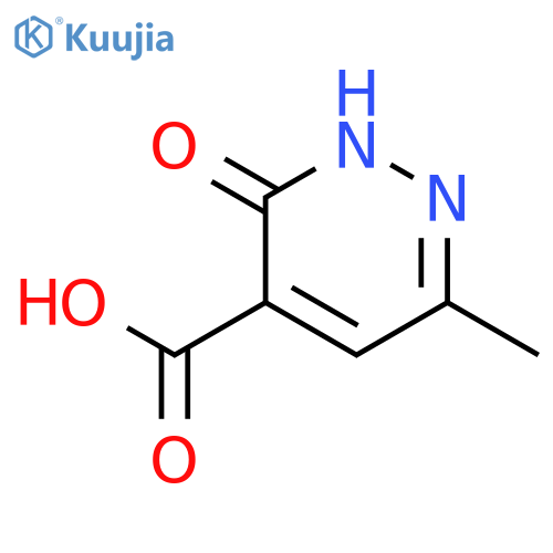 6-Methyl-3-oxo-2,3-dihydropyridazine-4-carboxylic acid structure