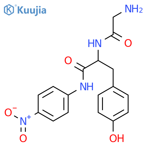 L-Tyrosinamide, glycyl-N-(4-nitrophenyl)- structure