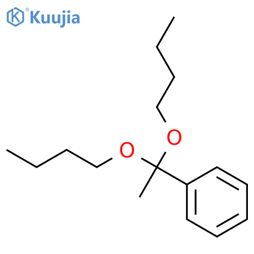 Benzene, (1,1-dibutoxyethyl)- structure