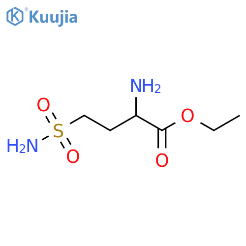 Ethyl 2-amino-4-sulfamoylbutanoate structure
