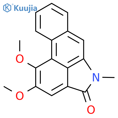1,2-dimethoxy-5-methyldibenzo[cd,f]indol-4(5H)-one structure