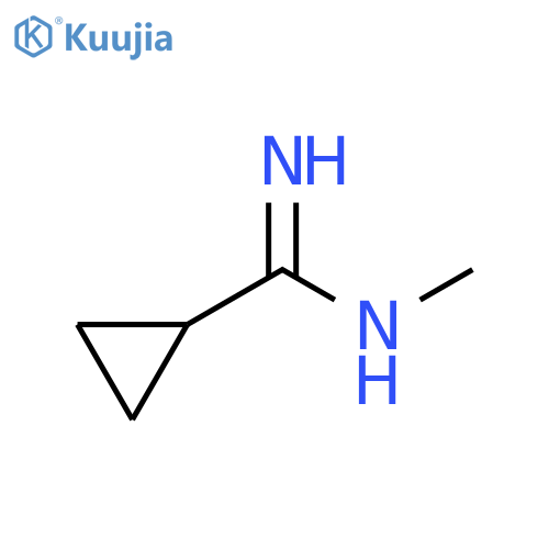 Cyclopropanecarboximidamide, N-methyl- structure