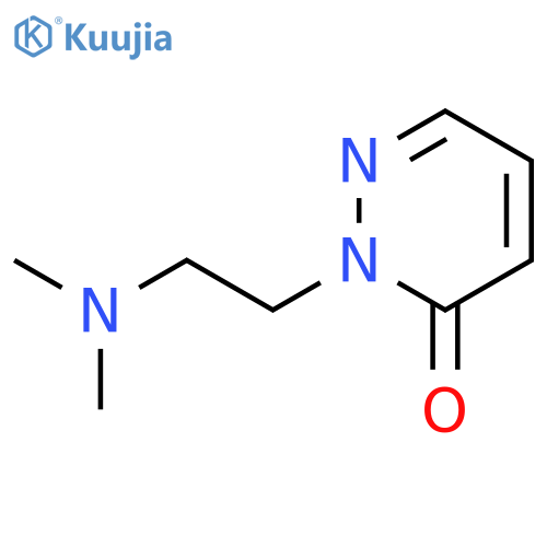 3(2H)-Pyridazinone,2-[2-(dimethylamino)ethyl]- structure