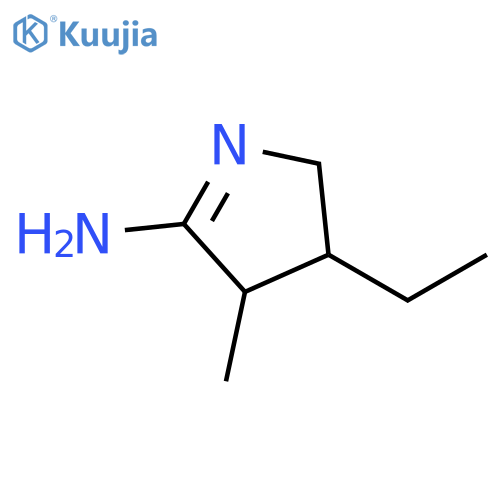 2H-Pyrrol-5-amine,3-ethyl-3,4-dihydro-4-methyl- structure