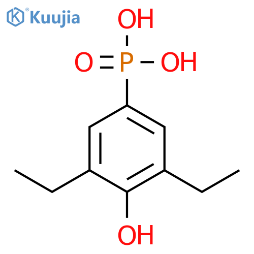 Phosphonic acid,(3,5-diethyl-4-hydroxyphenyl)- (9CI) structure