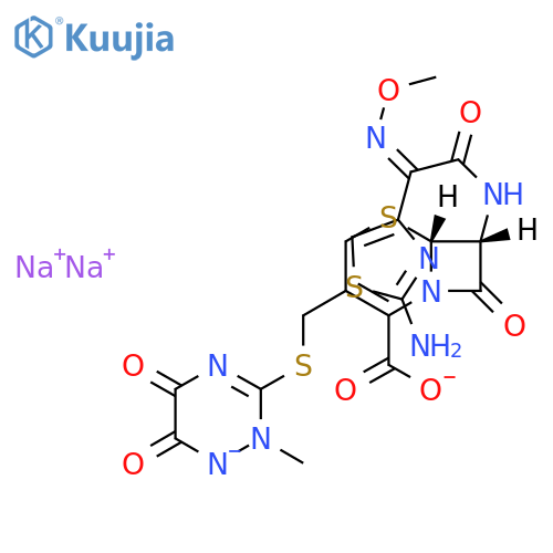 Ceftriaxone sodium salt structure