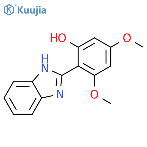 Phenol, 2-(1H-benzimidazol-2-yl)-3,5-dimethoxy- structure