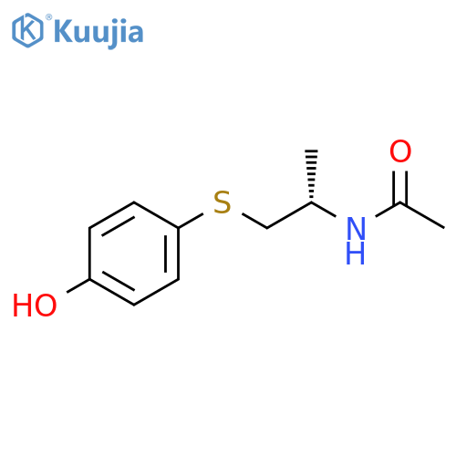 ACETAMIDE, N-[(1S)-2-[(4-HYDROXYPHENYL)THIO]-1-METHYLETHYL]- structure