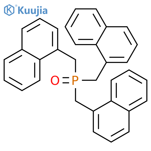 Phosphine oxide, tris(1-naphthalenylmethyl)- structure