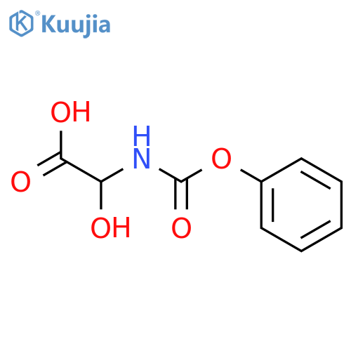 Acetic acid, hydroxy[(phenoxycarbonyl)amino]- structure