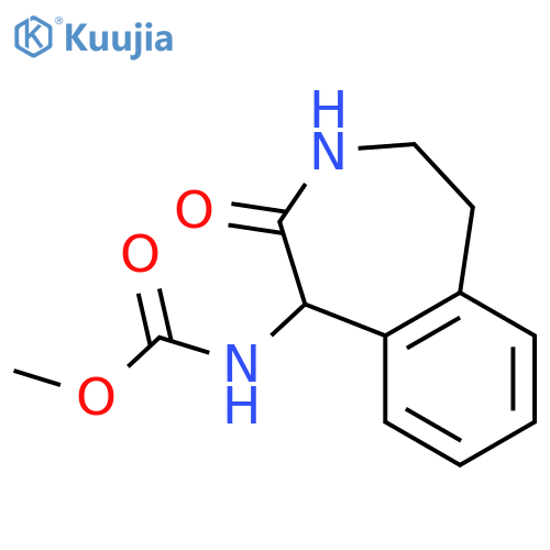 Methyl (2-oxo-2,3,4,5-tetrahydro-1H-benzo[d]azepin-1-yl)carbamate structure