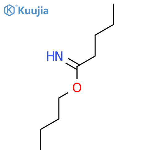 Pentanimidic acid, butyl ester structure