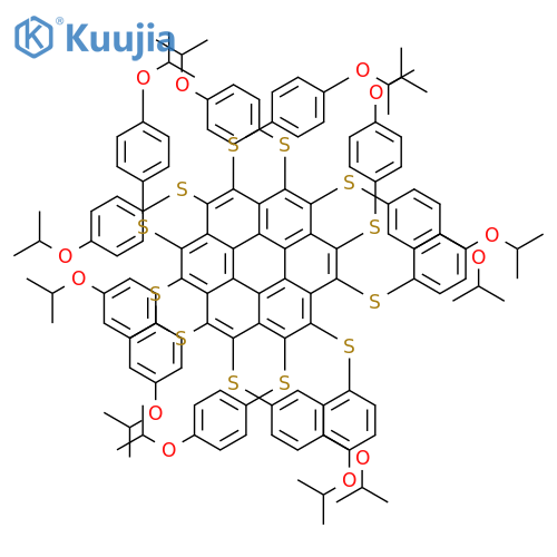 Coronene, dodecakis[[4-(1-methylethoxy)phenyl]thio]- structure
