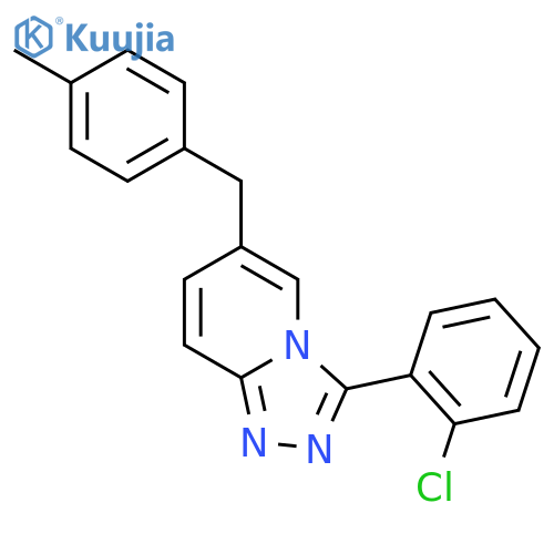 3-(2-Chlorophenyl)-6-(4-methylbenzyl)-[1,2,4]triazolo[4,3-a]pyridine structure