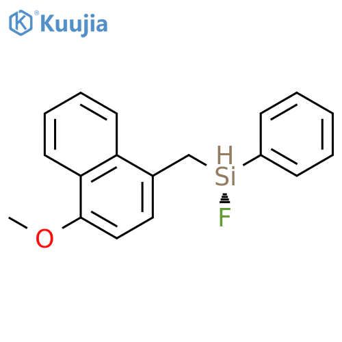 SILANE, FLUORO(4-METHOXY-1-NAPHTHALENYL)METHYLPHENYL-, (1R)- structure
