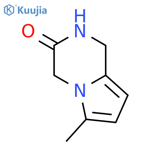 1,2-dihydro-6-methyl-Pyrrolo[1,2-a]pyrazin-3(4H)-one structure
