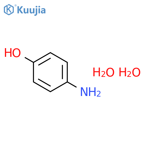 Phenol, 4-amino-, dihydrate structure