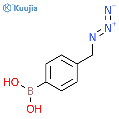 4-(azidomethyl)phenylboronic acid structure