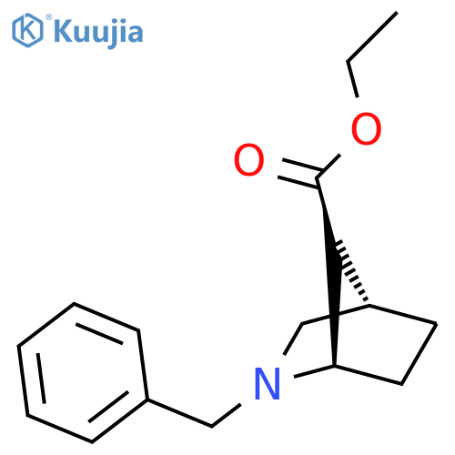 Anti-2-Benzyl-2-Azabicyclo2.2.1Heptane-7-Carboxylic Acid Ethyl Ester structure
