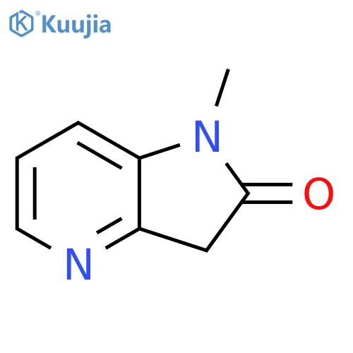 1,3-dihydro-1-methyl-2H-Pyrrolo[3,2-b]pyridin-2-one structure