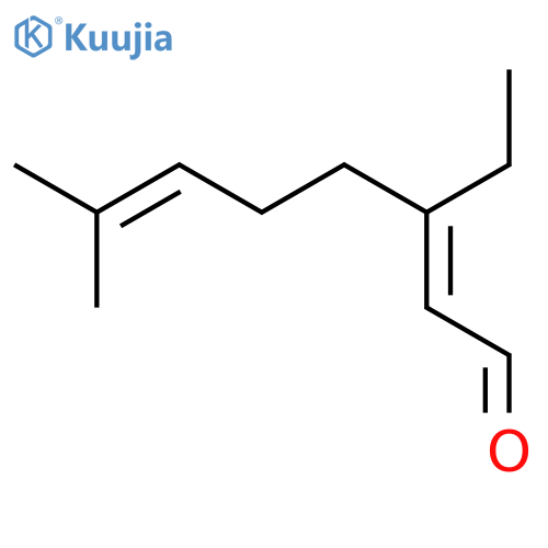 2,6-Octadienal, 3-ethyl-7-methyl-, (2E)- structure