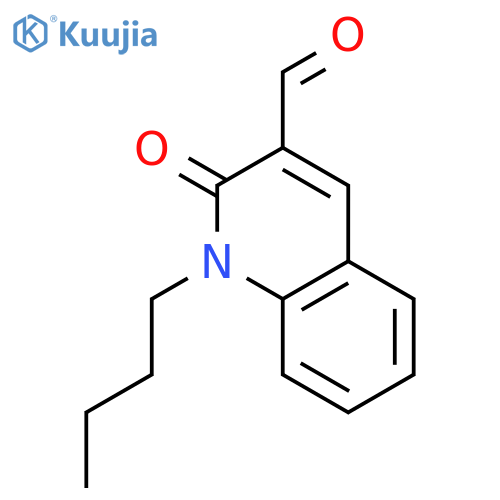 3-QUINOLINECARBOXALDEHYDE, 1-BUTYL-1,2-DIHYDRO-2-OXO- structure