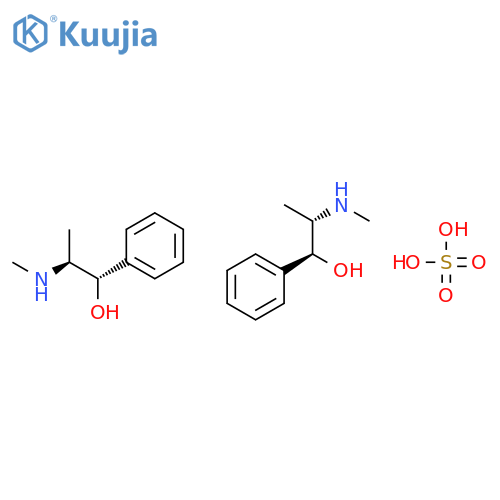 Pseudoephedrine sulfate structure