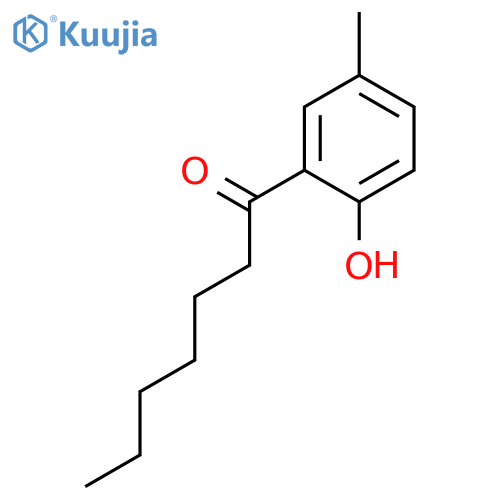 1-Heptanone, 1-(2-hydroxy-5-methylphenyl)- structure