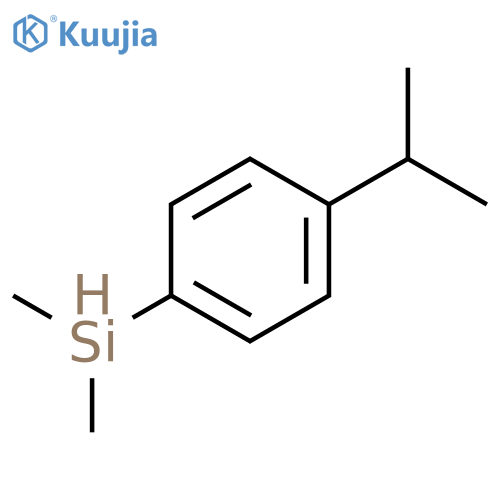 SILANE, DIMETHYL[4-(1-METHYLETHYL)PHENYL]- structure