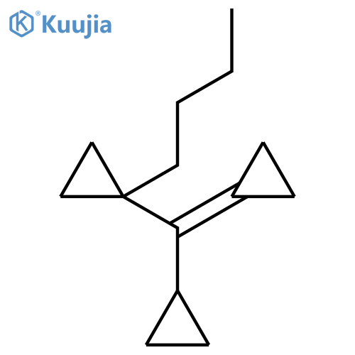 1-Butyl-1-[cyclopropyl(cyclopropylidene)methyl]cyclopropane structure
