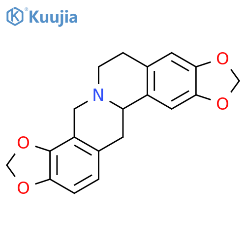 Tetrahydrocoptisine structure
