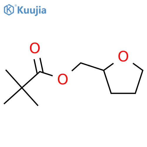 tetrahydrofuran-2-ylmethyl 2,2-dimethylpropanoate structure