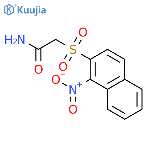 Acetamide, 2-[(1-nitro-2-naphthalenyl)sulfonyl]- structure
