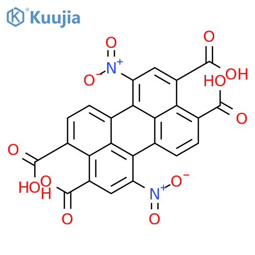 3,4,9,10-PERYLENETETRACARBOXYLIC ACID, 1,7-DINITRO- structure