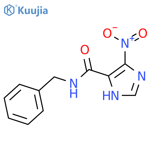 1H-Imidazole-4-carboxamide,5-nitro-N-(phenylmethyl)- structure