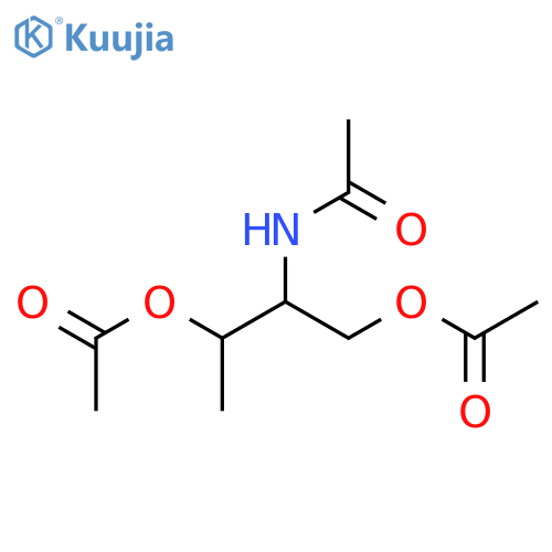 2-(acetylamino)butane-1,3-diyl diacetate structure