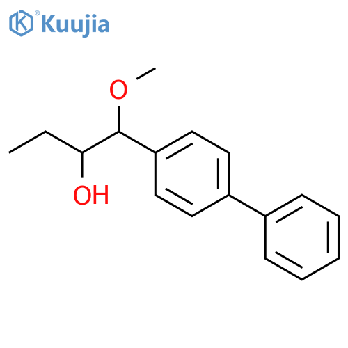 [1,1'-Biphenyl]-4-ethanol,a-ethyl-b-methoxy- structure