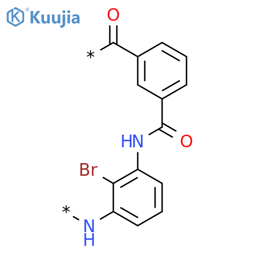 POLY[IMINO(BROMO-1,3-PHENYLENE)IMINOCARBONYL-1,3-PHENYLENECARBONYL] structure