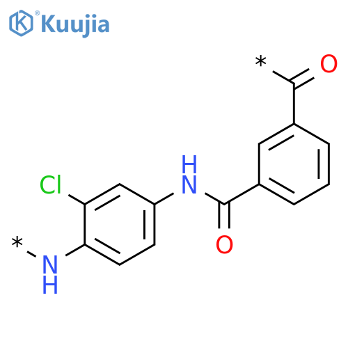 Poly[imino(chloro-1,4-phenylene)iminocarbonyl-1,3-phenylenecarbonyl] structure