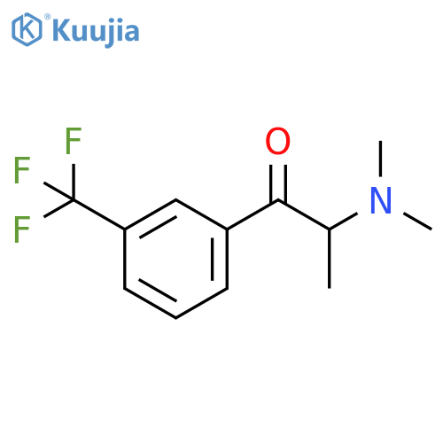 1-Propanone, 2-(dimethylamino)-1-[3-(trifluoromethyl)phenyl]- structure