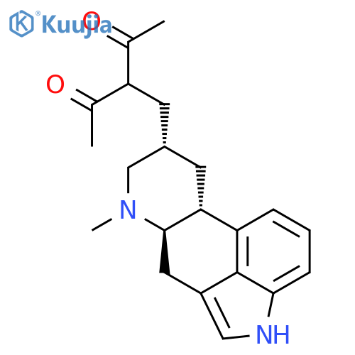 2,4-Pentanedione, 3-[[(8b)-6-methylergolin-8-yl]methyl]- structure