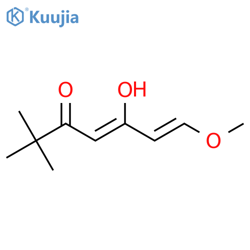 (1E,4Z)-5-Hydroxy-1-methoxy-6,6-dimethylhepta-1,4-dien-3-one structure