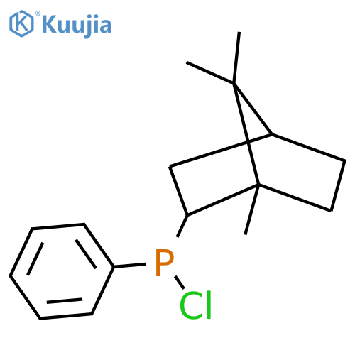 Phenyl(1,7,7-trimethylbicyclo[2.2.1]hept-2-yl)phosphinous chloride structure