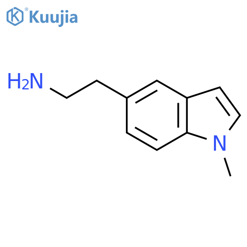 1H-Indole-5-ethanamine, 1-methyl- structure