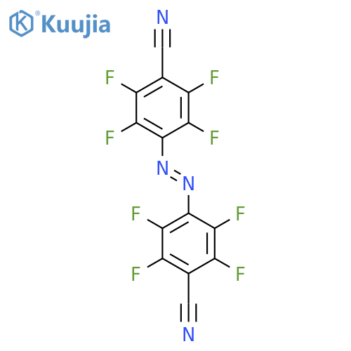 azobenzene,2,2',3,3',5,5',6,6'-octafluoro-4,4'-dicyano- structure