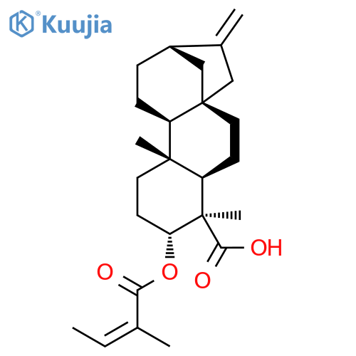 3alpha-(Angeloyloxy)kaur-16-en-18-oic acid structure